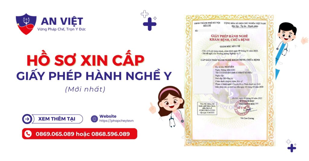 xin cấp giấy phép hành nghề y