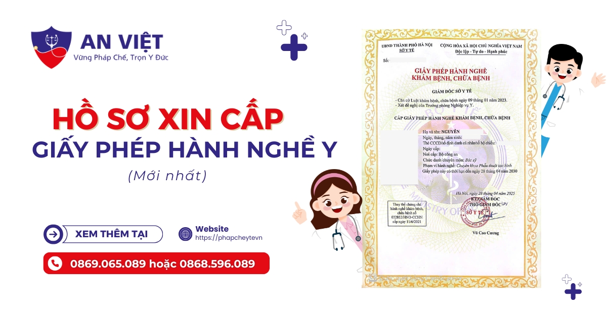 xin cấp giấy phép hành nghề y