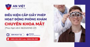 Điều kiện xin giấy phép hoạt động phòng khám chuyên khoa Mắt