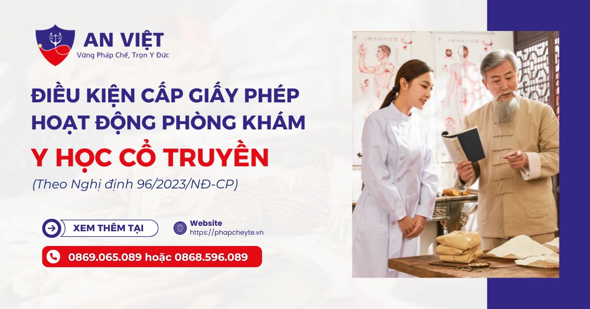 Xin giấy phép hoạt động phòng khám Y học cổ truyền
