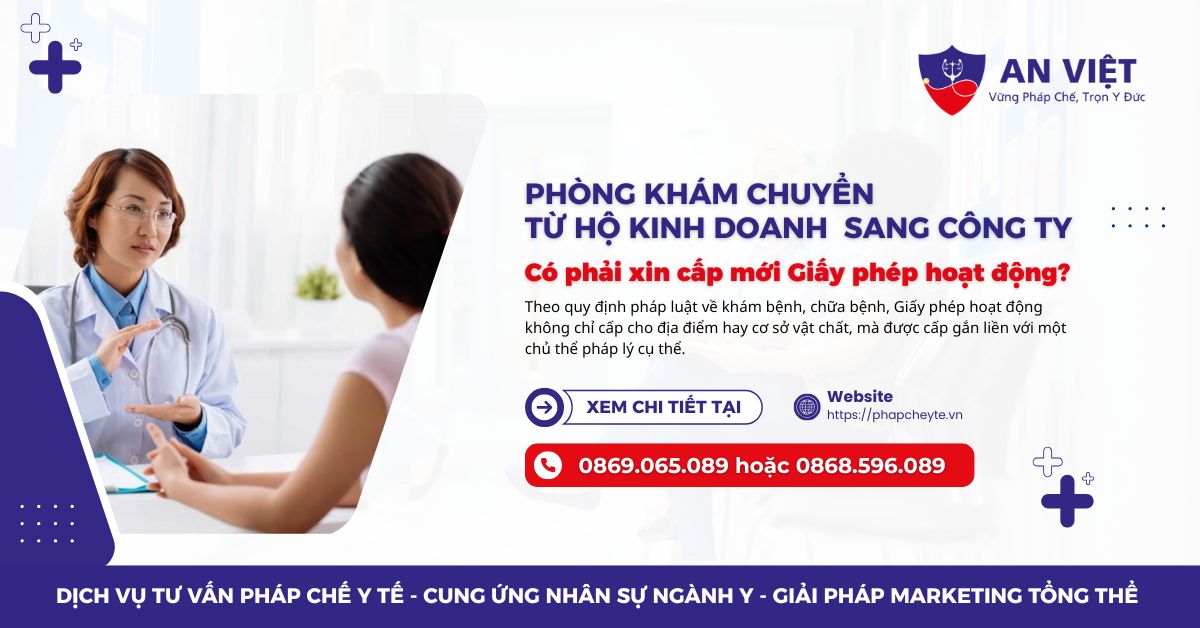 Phòng khám chuyển từ Hộ kinh doanh sang Công ty