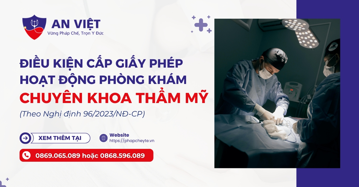 xin giấy phép phòng khám chuyên khoa thẩm mỹ