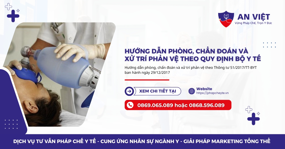 Hướng dẫn phòng, chẩn đoán và xử trí phản vệ 