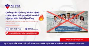 xử phạt vi phạm quảng cáo dịch vụ khám bệnh chữa bệnh