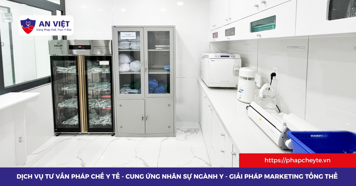 phòng tiệt khuẩn dụng cụ nha khoa