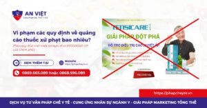 xử phạt quảng cáo thuốc