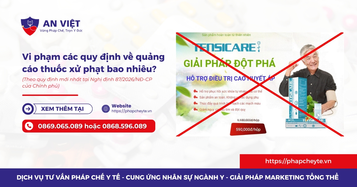 xử phạt quảng cáo thuốc