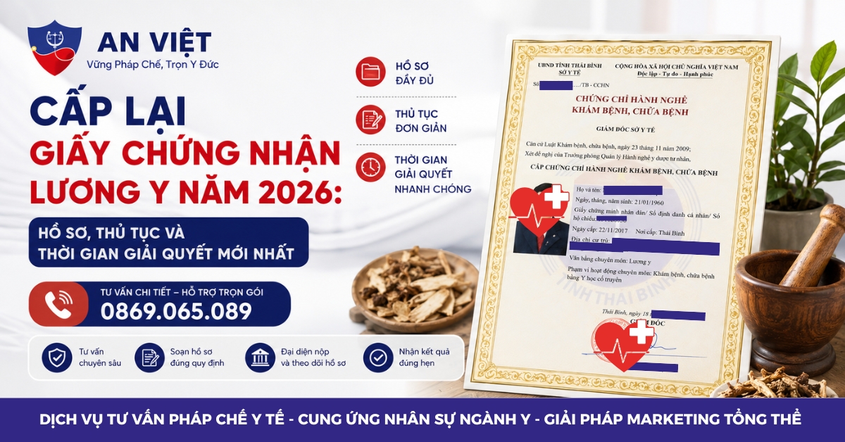 Cấp lại giấy chứng nhận lương y