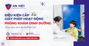 Điều kiện cấp giấy phép hoạt động phòng khám dinh dưỡng